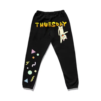 Pre-owned The Weeknd Men's  X Mr. Thursday Sweatpants In Black