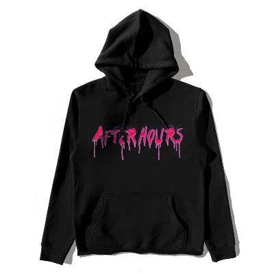 Pre-owned The Weeknd Men's  X Vlone After Hours Acid Drip Pullover Hoodie In Black