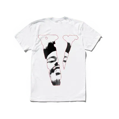 Pre-owned The Weeknd Men's  X Vlone After Hours Acid Drip Tee Shirt In White