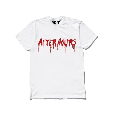 Pre-owned The Weeknd Men's  X Vlone After Hours Blood Drip Tee Shirt In White