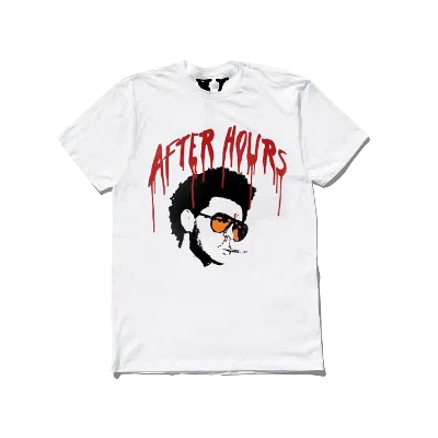 Pre-owned The Weeknd Men's  X Vlone Bat Country Tee Shirt In White