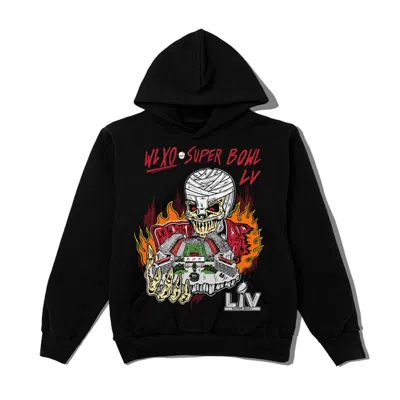 Pre-owned The Weeknd Men's  X Warren Lotas Xo Super Bowl Lv Hoodie In Black