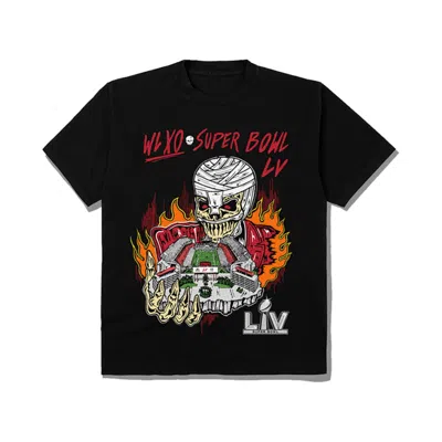 Pre-owned The Weeknd Men's  X Warren Lotas Xo Super Bowl Lv Tee Shirt In Black