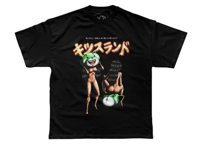 Pre-owned The Weeknd Men's  Xo Kiss Land Professional T-shirt In Black