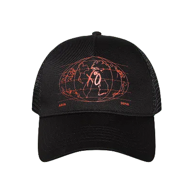Pre-owned The Weeknd Xo Asia Tour Trucker Hat In Black