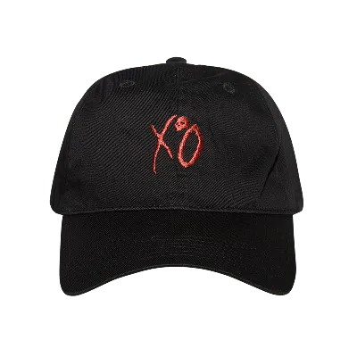 Pre-owned The Weeknd Xo Asia Tour Velcro Hat In Black