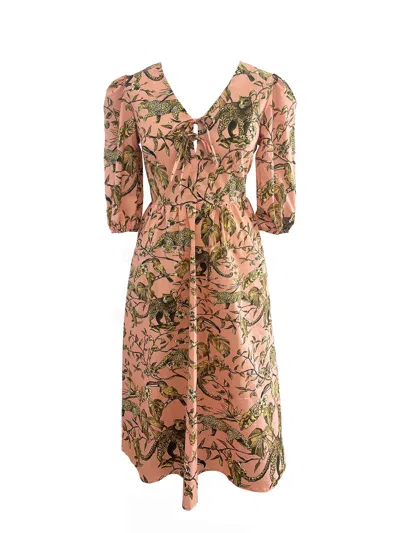 The Well Worn Women's The Sadie Dress Jungle Print In Multi