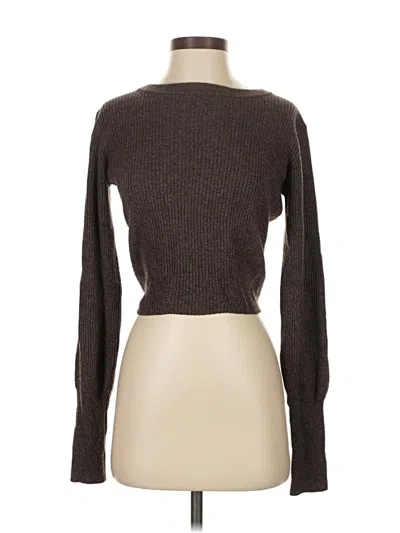 Pre-owned The Westside Wool Cardigan Sweater In Brown