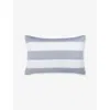The White Company Maris Stripe Classic Standard Cotton Pillowcase 50cm X 75cm