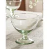 THE WHITE COMPANY THE WHITE COMPANY CLEAR KINSLEY SODA-LIME GLASS COUPES SET OF FOUR