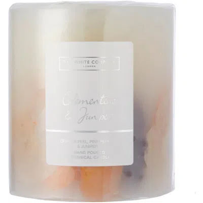 The White Company Clementine & Juniper Medium Botanical Candle 725g