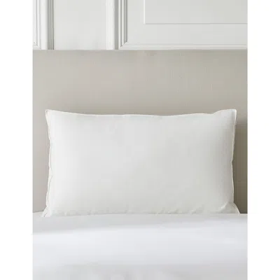 The White Company Deluxe Down Alternative Side Support Pillow 43 X 84cm In White