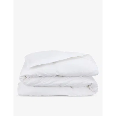 The White Company Canadian 10.5 Tog Goose-down And Cotton-sateen Super-king Duvet 260cm X 220cm In None/clear