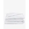 The White Company Canadian 4.5 Tog Goose-down And Cotton-sateen Double Duvet 200cm X 200cm In None/clear