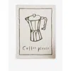 The White Company /grey Coffee Please Cotton Tea Towel In Neutral