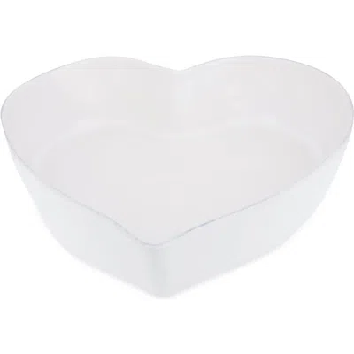 The White Company /grey Stoneware Large Heart Oven Dish In Gray