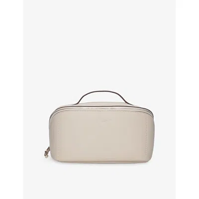 The White Company Hotchocola Saffiano Fold Out Leather Make-up Cas