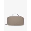 The White Company Hotchocola Saffiano Mini Fold Out Leather Make-up Cas