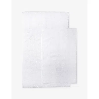 The White Company Île De Ré Large Cotton Bath Mat White