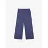 The White Company Elasticated-waist Wide-leg Cropped Linen Trousers