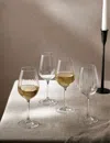 The White Company Clear Sky Optic Glass Wine Glasses Pack Of Four In Clear