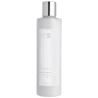 The White Company Lime & Bay Body Lotion 250ml In White