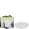 The White Company Lime & Bay Botanical Candle And Plate - Large