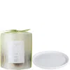 The White Company Lime And Bay Botanical Candle And Plate - Medium