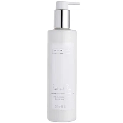 The White Company Lime & Bay Hand & Nail Cream 250ml In Multi