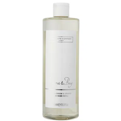 The White Company Lime & Bay Hand Wash Refill 500ml In White
