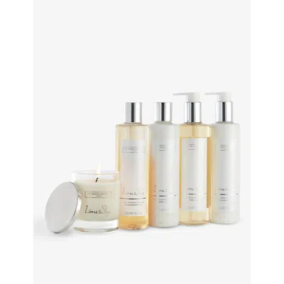 The White Company Lime & Bay Indulgence Set In None/clear