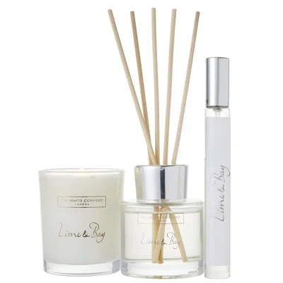 The White Company Lime & Bay Mini Home Scenting Set