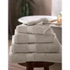 The White Company Feathergry Luxury Single-border Egyptian-cotton Hand Towel In Feathergry