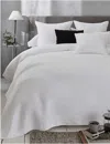 The White Company White Mason Emperor Cotton Bedspread 300cm X 270cm In White