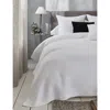 The White Company White Mason Super King Bedspread In White