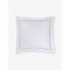 The White Company /mink Savoy Oxford Square Single Cotton Pillowcase