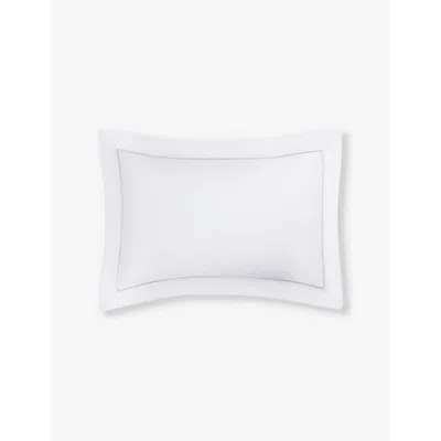 The White Company Mushroom Pembridge Supima Standard Cotton Oxford Single Pillow Case 50cm X 75cm