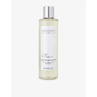 The White Company No Colour Flowers Bath Foam 250ml In Transparent