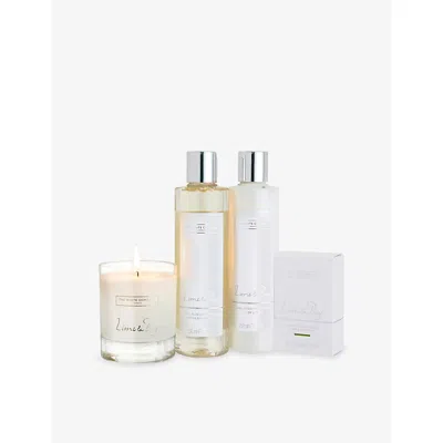 The White Company Lime And Bay Luxury Gift Set Worth £60 In Transparent