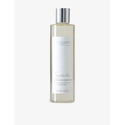 The White Company No Colour Seychelles Bath Foam 250ml In Transparent