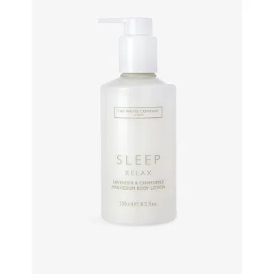 The White Company No Colour Sleep Magnesium Body Lotion 250ml In White