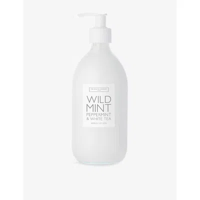The White Company No Colour Wild Mint Scented Hand Lotion 500ml In Transparent