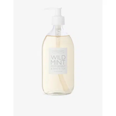 The White Company No Colour Wild Mint Scented Hand Wash 500ml In Transparent