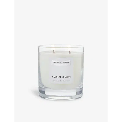 The White Company None/clear Amalfi Lemon Limited-edition 2-wick Wax Candle 280g