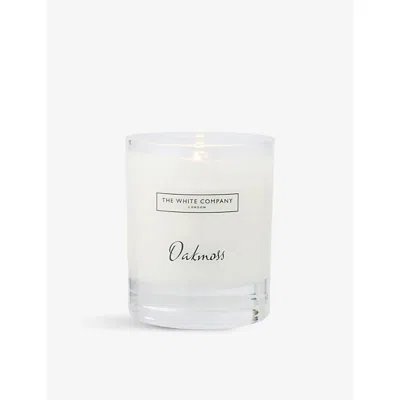 The White Company None/clear Oakmoss Scented Candle 140g In Neutral