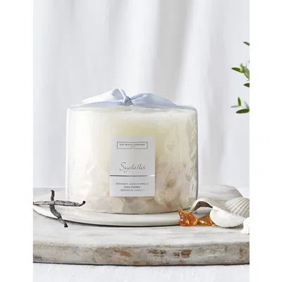 The White Company None/clear Seychelles Botanical Large Candle 1,555g In Neutral