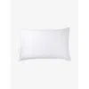 The White Company None/clear Symons Rectangle Soft Cotton Sateen, Down And Feather Super King Pillow