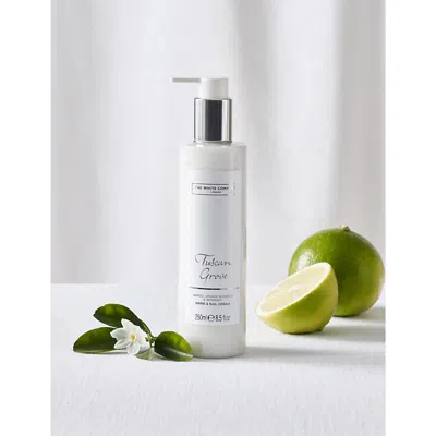 The White Company Uscan Grove Scented Hand And Nail Cream 250ml In None/clear