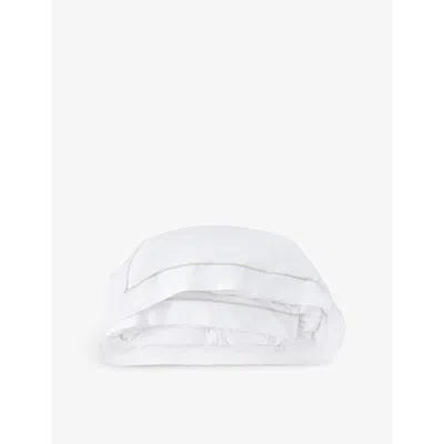 The White Company Pembridge Supima Cotton Duvet Cover In Mushroom