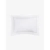 The White Company Pembridge Supima Large Square Cotton Oxford Single Pillowcase 50cm X 50cm In Mushroom
